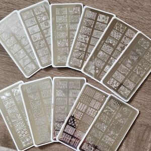 Nail Art Stamping Plates Set